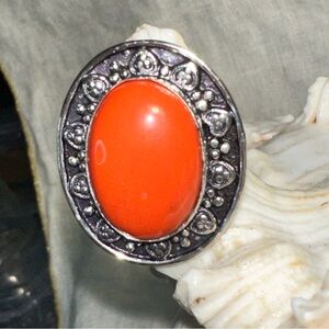 Sale* Carnelian vintage handcrafted ring